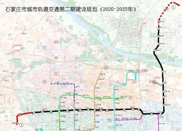 石家庄最新地铁图，城市脉络的新解读